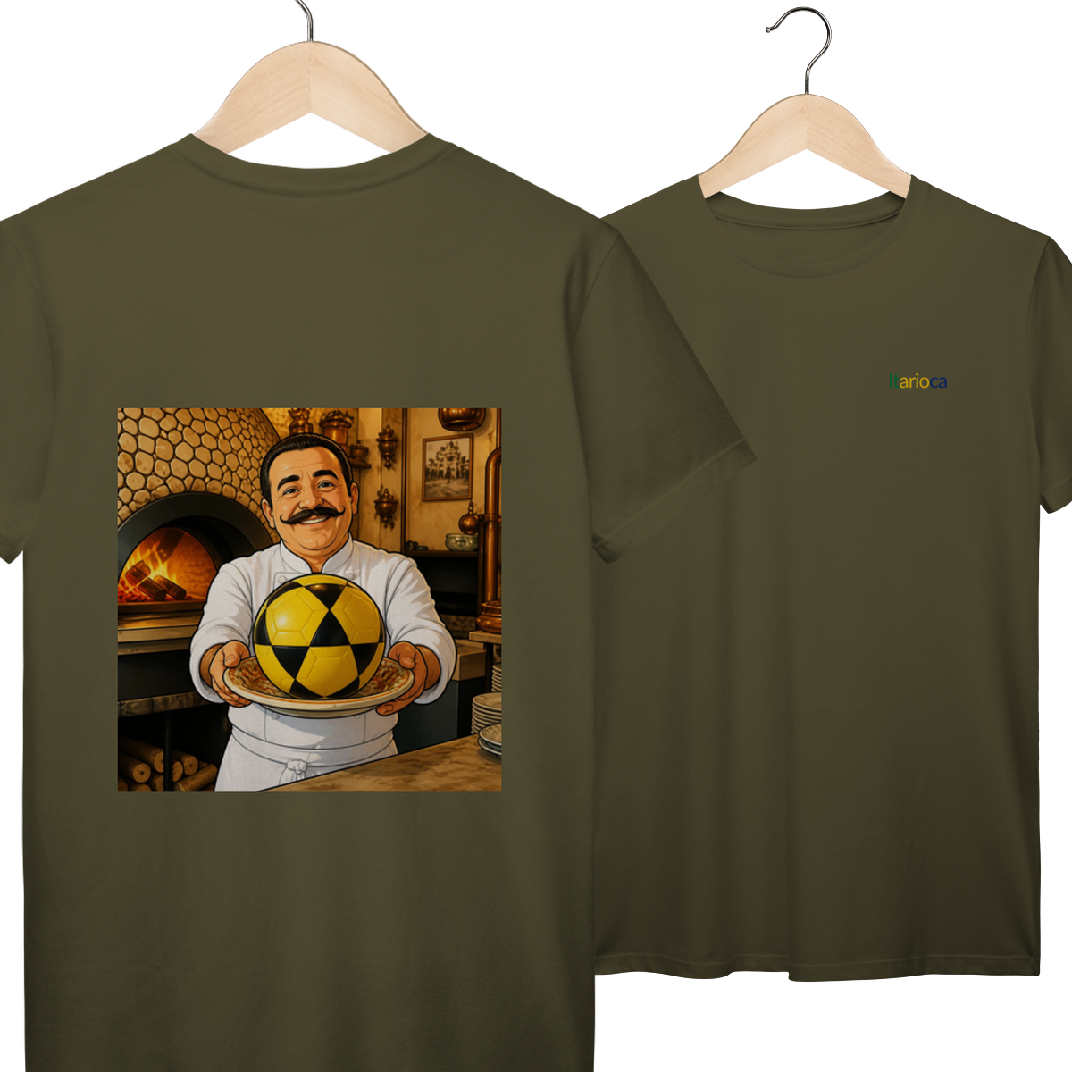 Camiseta Itarioca Pizzaiolo – Pizza, Resenha e Estilo! 🍕🇮🇹