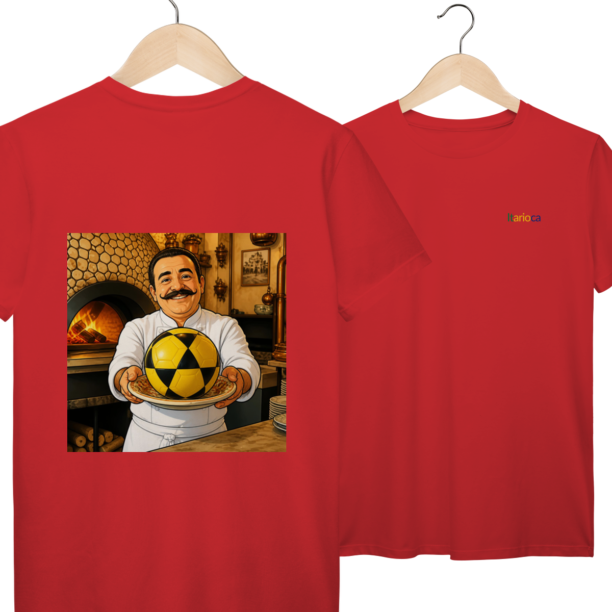 Camiseta Itarioca Pizzaiolo – Pizza, Resenha e Estilo! 🍕🇮🇹